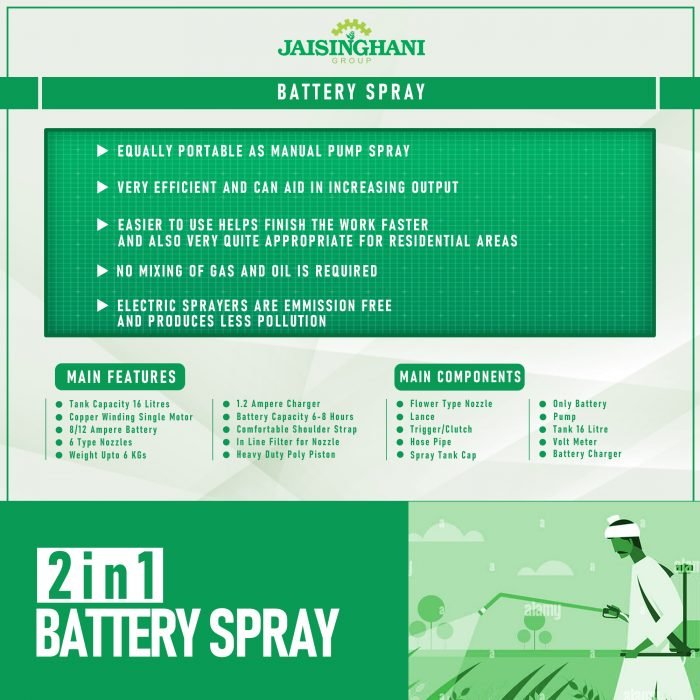 Battery Spray Single Battery 04